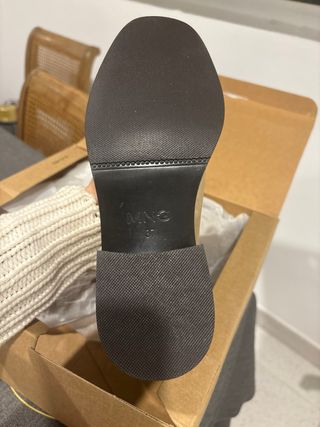 Botines nuevos de piel, Talla 37