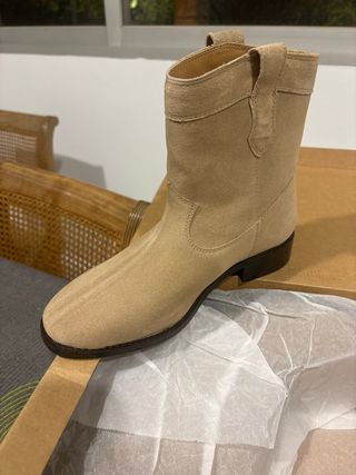 Botines nuevos de piel, Talla 37
