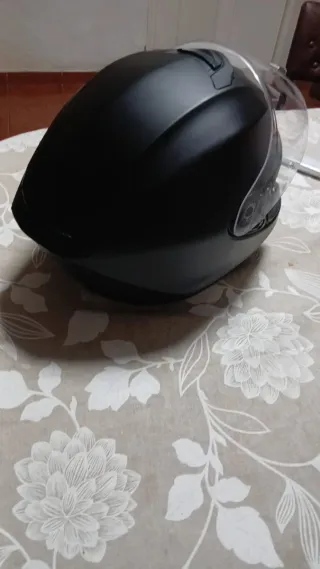 Casco de moto negro Scorpion