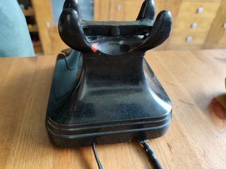 Teléfono Vintage Negro Años 50