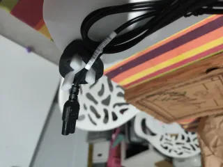 Cable de corriente negro cogida Inglesa/Americana