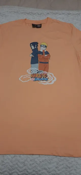 Camiseta Naruto Shippuden Naranja