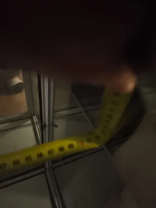 Estantería de cristal y metal