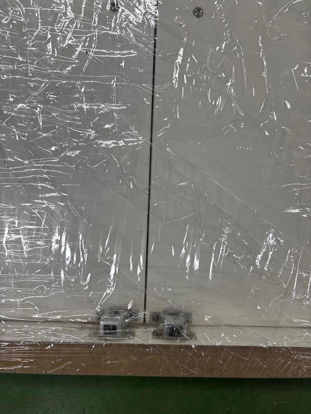 2 Puertas lacadas en blanco para muebles pladur