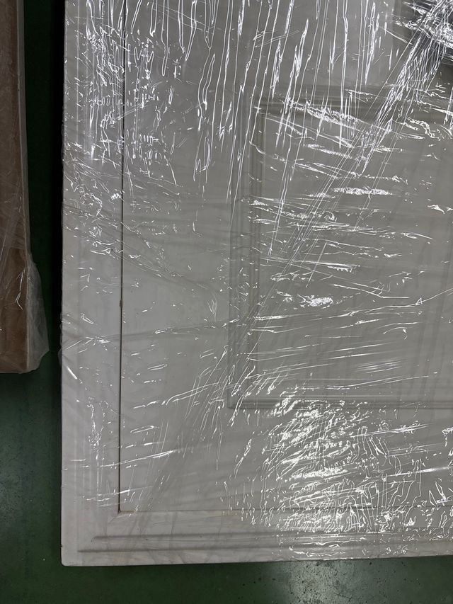 2 Puertas lacadas en blanco para muebles pladur