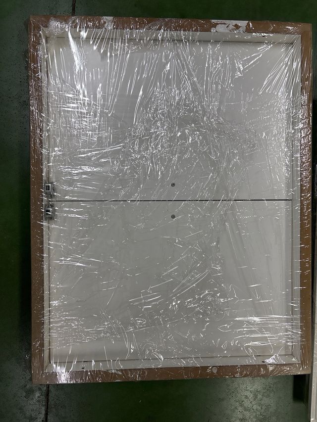 2 Puertas lacadas en blanco para muebles pladur