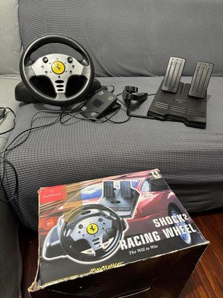 Volante PS1/PS2 Guillemot Shock 2 Racing Wheel