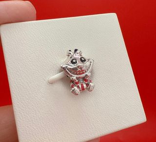 Charm Gato Cheshire Disney Pandora Plata