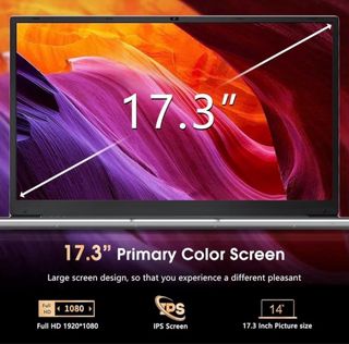 Portatile SGIN nero, 17,3 Pollici