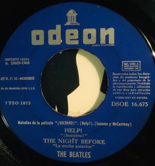 The Beatles - Help! EP 7 España 1965