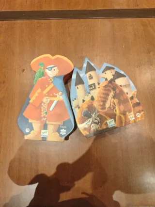 Pack 2 Puzzles Djeco - Pirata y Castillo