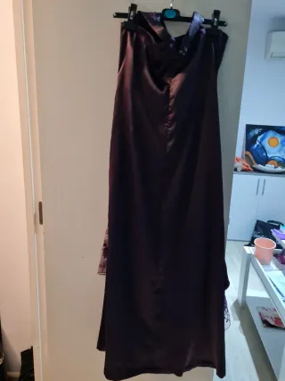 Vestido de fiesta con lentejuelas verdes