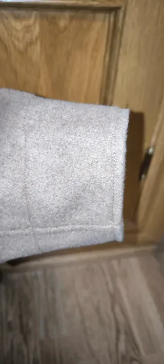 Chaquetón de paño color camel con interior térmico