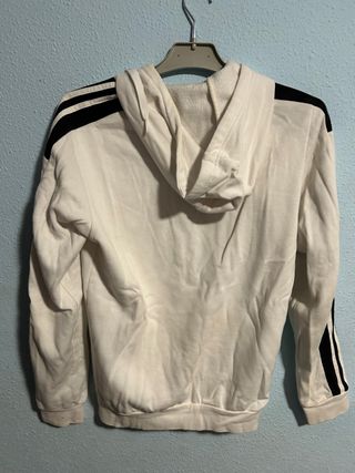 Sudadera Adidas Blanca y Negra