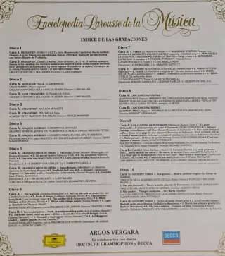Enciclopedia Larousse Música clasica,vinilo lp.