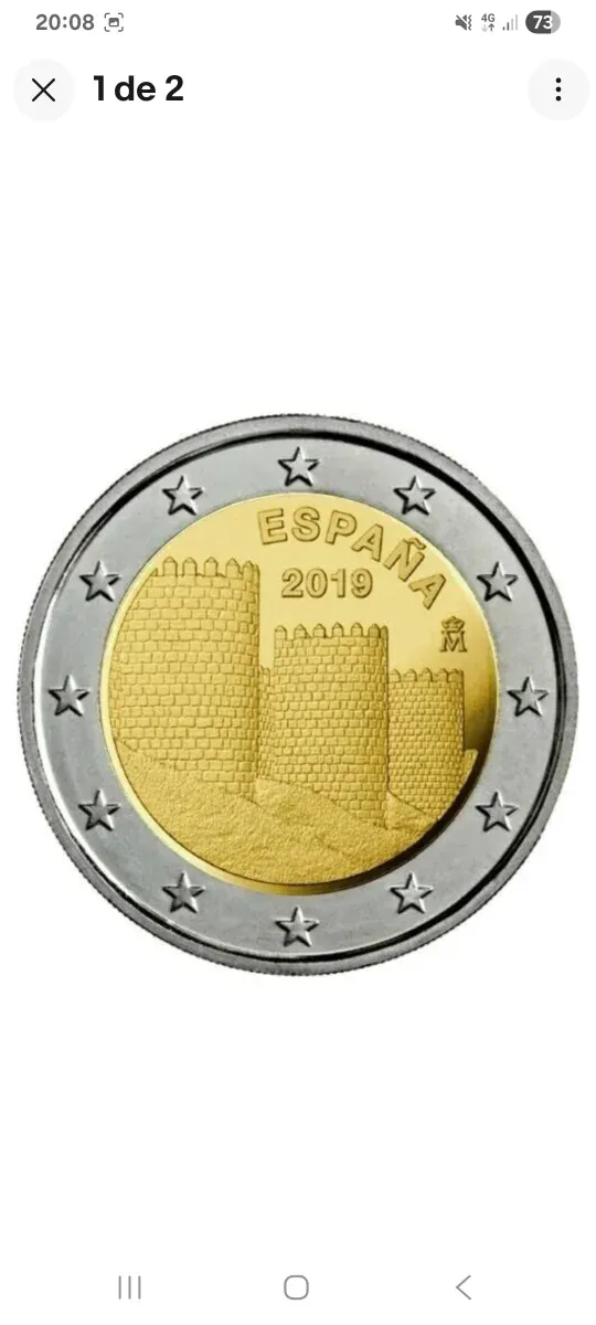 2€ 🇪🇸 España 2019 Ávila SC