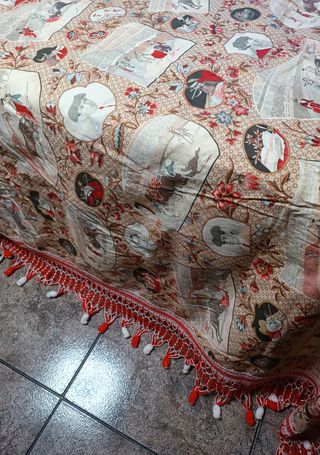 Colcha antigua Tauromaquia