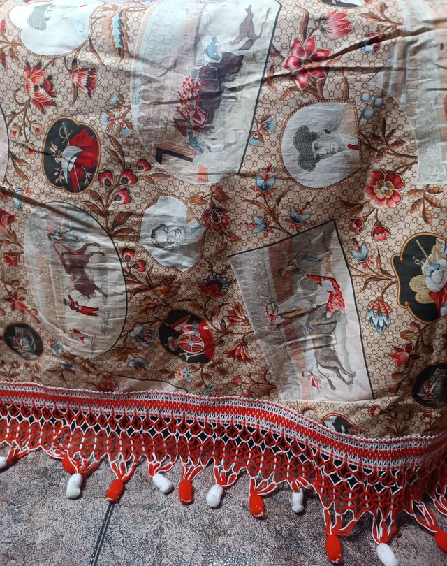 Colcha antigua Tauromaquia