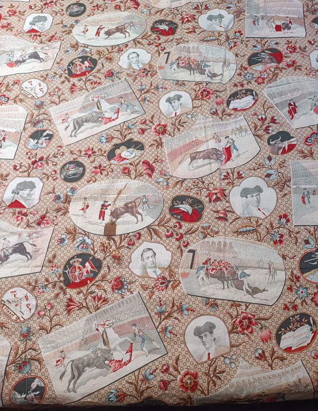 Colcha antigua Tauromaquia