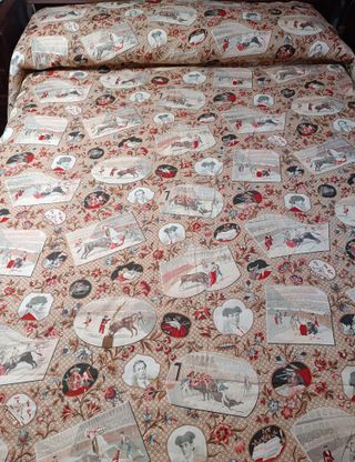 Colcha antigua Tauromaquia