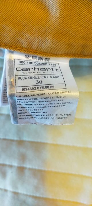 Pantalón corto Carhartt beige talla 30