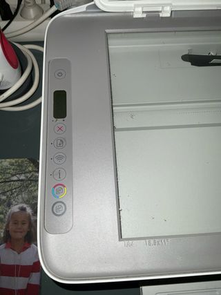 Impresora HP Gris y Blanca