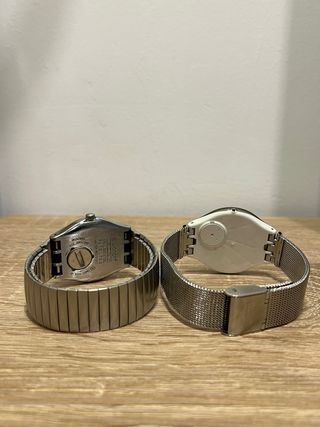 Lote 2 relojes Swatch