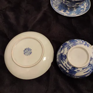 2 Tazze da tè porcellana vintage Giappone