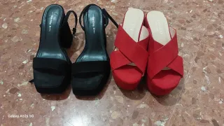 Zapatos de tacón negros