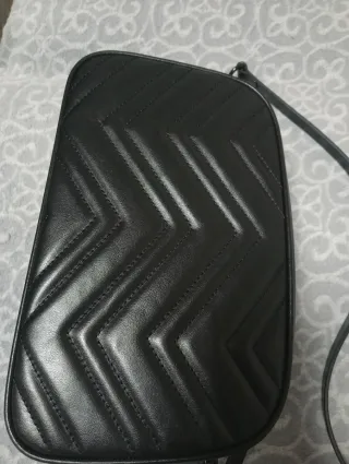 Bolso Gucci Negro Matelassé GG