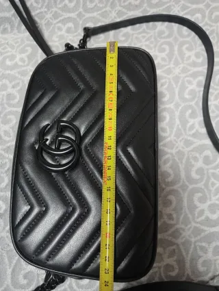 Bolso Gucci Negro Matelassé GG