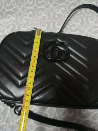 Bolso Gucci Negro Matelassé GG
