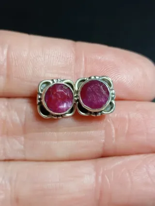 Pendientes en plata de ley