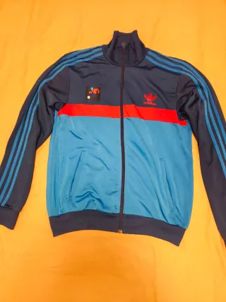 Chaqueta Adidas Tracksuit Azul y Roja