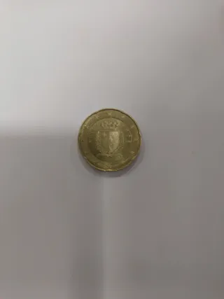 Moneda 20 céntimos Malta 2008