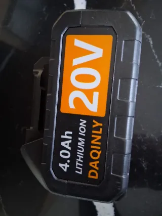 Dos Batería 20V 4.0Ah Litio DAQINLY