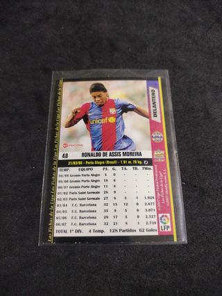 Cromo Ronaldinho FC Barcelona