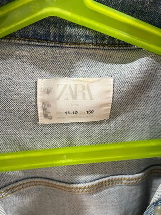 Chaqueta vaquera Zara azul