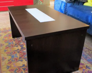 Mesa de centro madera y cristal