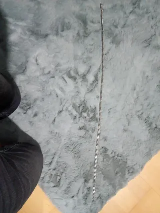 Cadena de plata fina, 70 centimetros