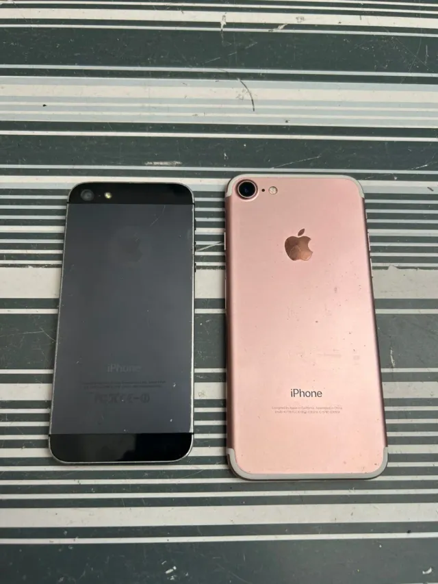 Lote 2 teléfonos Apple: iPhone 5 y iPhone 7