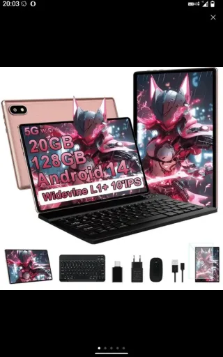 Tablet 10 Android 14 Octa-Core 20GB RAM