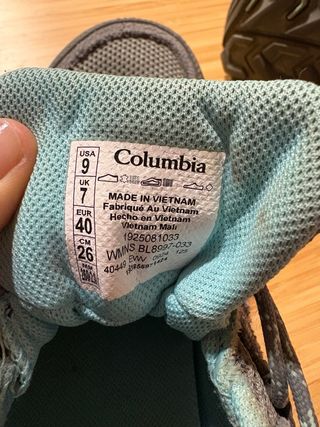 Botas de senderismo Columbia grises