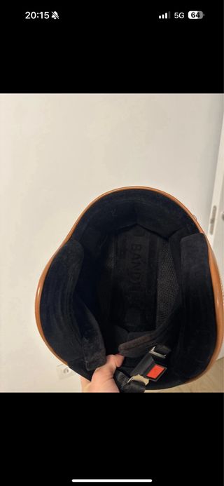 Casco Moto Bandit Original Marrón