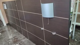 Conjunto cabecero, mesitas,  sinfonier