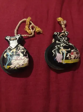 Nacchere Spagnole Vintage Dipinte