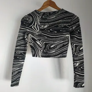 Conjunto Top y Pantalón Acampanado Estampado