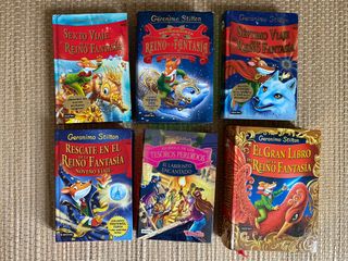 Lote 77: 6 libros Geronimo Stilton - Reino Fantasí