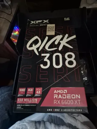 XFX RX 6600 XT 8GB GDDR6 Tarjeta Gráfica