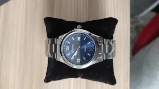 Reloj Geneva Hombre Esfera Azul Acero